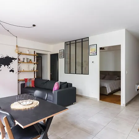 Bright And Airy 1bd Quartier De La Gare Daire Paris