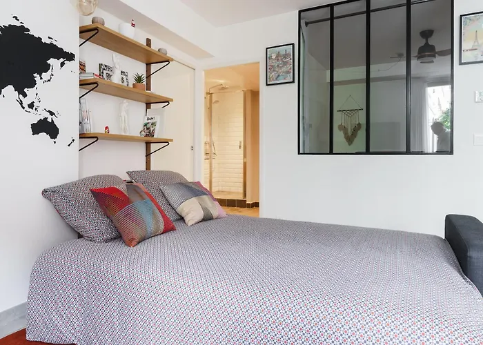 Lägenhet Bright And Airy 1bd Quartier De La Gare Paris