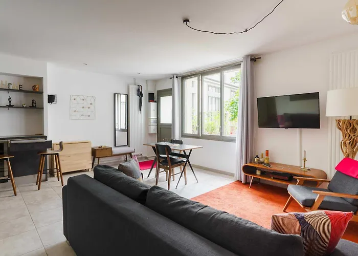 Apartman Bright And Airy 1bd Quartier De La Gare Párizs
