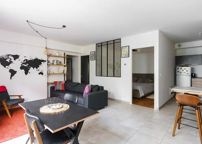 Bright And Airy 1bd Quartier De La Gare *